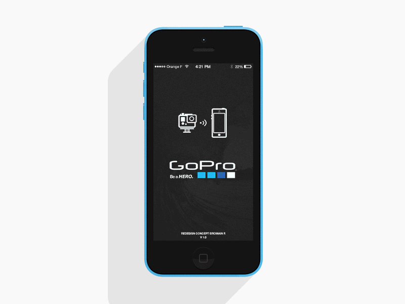 GoPro iOS7 Concept