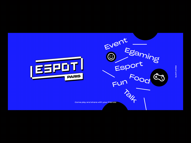 Espot Paris - Logotype brand branding esport esport branding espot espot paris event gaming identity logo logotype logotype gaming