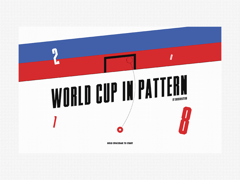 World cup in Pattern - Introduction football interface russia ui design worldcup