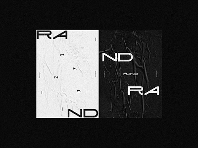 Rand 003 - Logotype branding identity logo logotype r rand