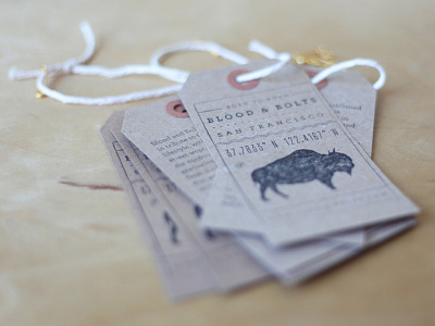 Hang Tags branding design identity stamp