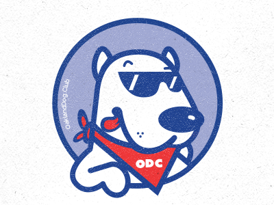 Oakland Dog Club Logo White & Blue club dog oakland