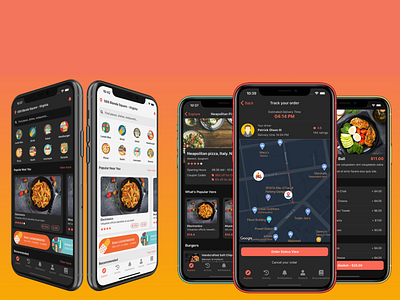 Food Delivery App UI UX Design branding graphic design ui