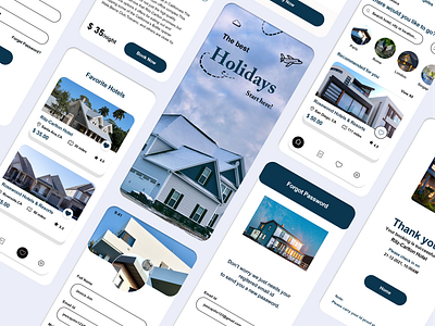 The Best Holiday App app design logo ui ui ux ux