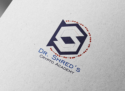 Dr. Shred's Crypto-Academy Logo branding design graphic design logo