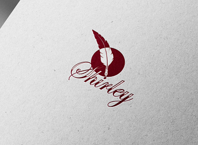 Shirley Quill logo branding design graphic design logo typography