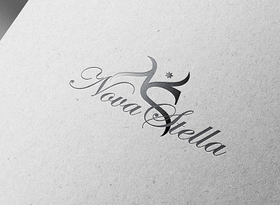 Nova Stella Logo branding design graphic design logo typography