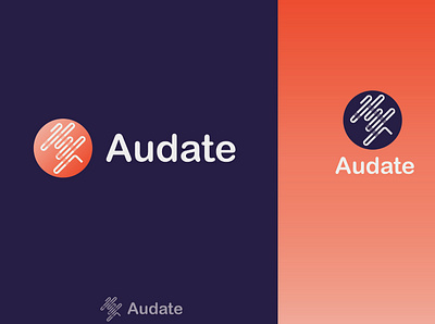 Audate Sample branding design graphic design logo vector