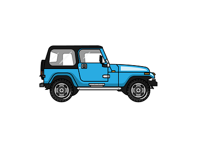 Jeep adobe adobeillustrator car design illustration jeep