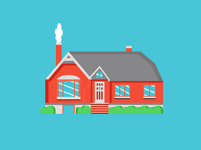 Simple House adobe adobeillustrator house illustration minimal