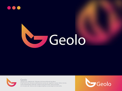 Geolo logo design branding connection graphic design illustration job finder logo logo concept logo designer modern logo motion graphics techonology logo