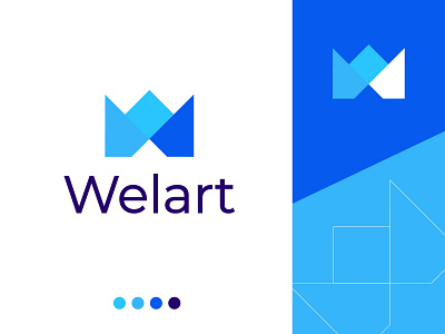 Welart logo design