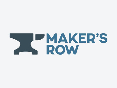 Maker's Row Logo branding design icon illustration logo typography vector
