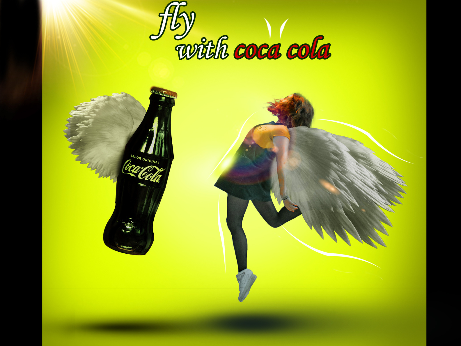 coca cola fly