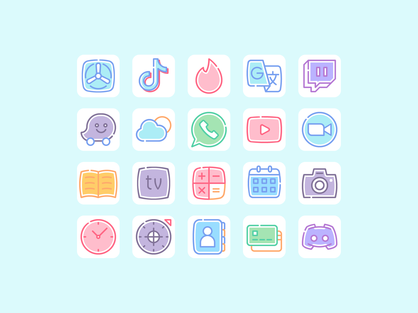 Free iOS 16 icon set by Mackenzie L for Krafted on Dribbble