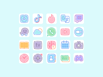 Free iOS 16 icon set