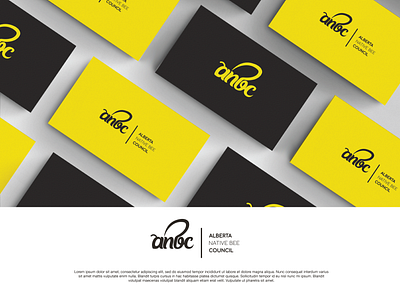 ANBC - Alberta Native Bee Council branding company design graphic design illustration logo vector