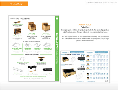 Catalog Design - Product Pages branding brochure catalog catalog design design graphic design photoshop portfolio