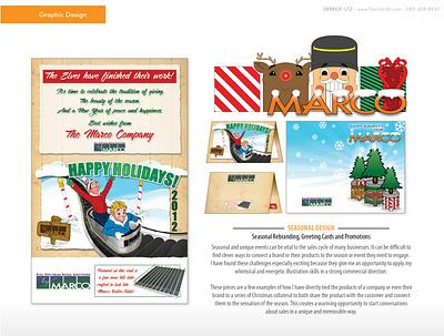 Seasonal Rebranding and Promotions brand identity branding digital painting graphic design hand drawn illustration layout photoshop portfolio seasonal