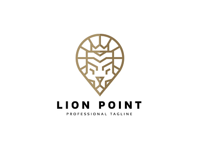 lion point design graphic design illustration logo photoshop vector