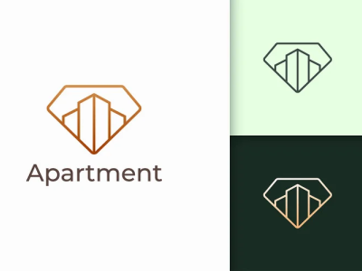 apartment diamond design graphic design illustration logo photoshop vector