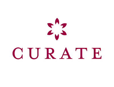 Curate branding c curate design fire illustration logo michelin restaurant typography vector