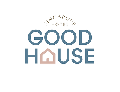 Good House branding design g good hotel house illustration logo typography vector