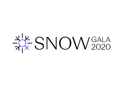 SNOW Gala branding design gala illustration logo logomark snow snowflake typography vector women