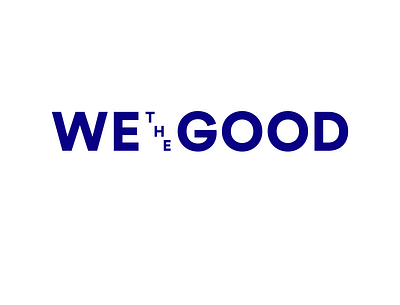 We The Good branding charity design donation good illustration logo logomark singapore the typography vector we