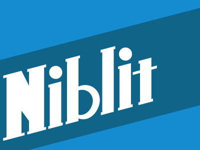 Nibblet Logo logo startup writing