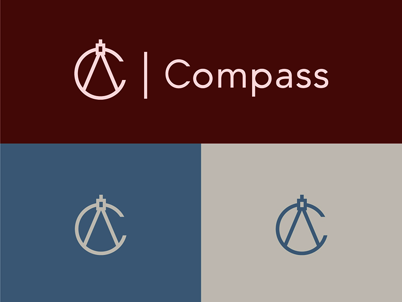 Compass Logo Mockup by Josh Dempsey on Dribbble