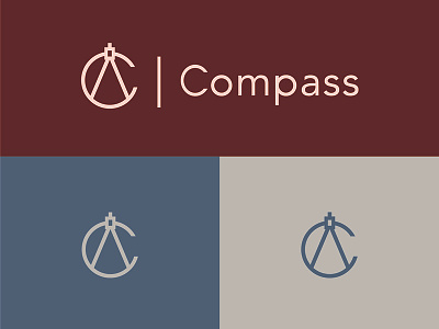Compass Logo Mockup compass logo mockup vector