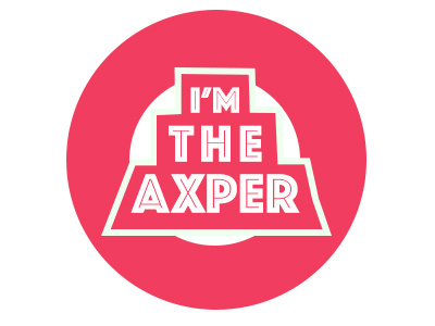 I'm the axper branding design flat icon illustration logo minimal