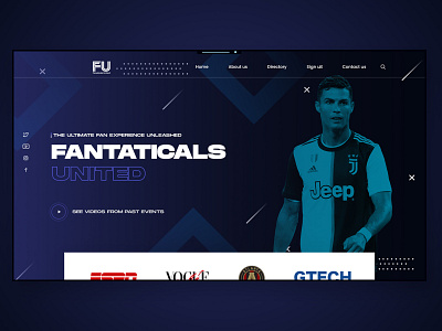 Fanaticals United Website Design