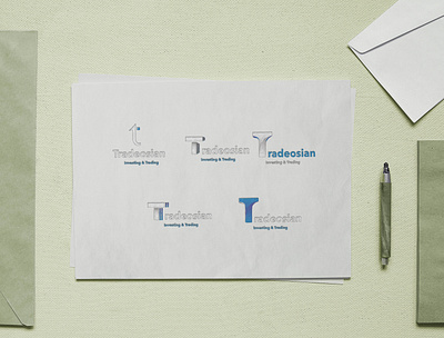 Tradeosian Logo Designs design logo minimal