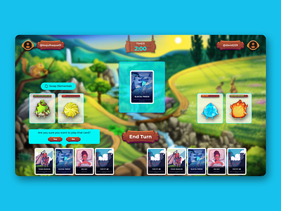 Elemental Universe - P2E Game UI app ui nft game ui
