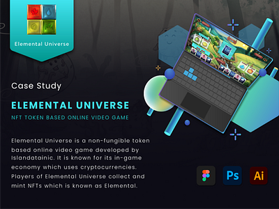 UI/UX Case Study - Elemental Universe (NFT P2E Game) app ui p2e game