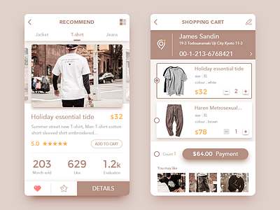 Ecommerce App app clothes ecommerce shopping ui