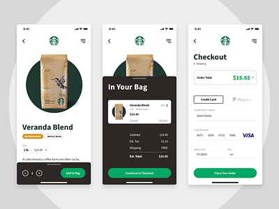 Checkout – Daily UI 002 app design dailyui ui ux