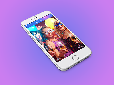 Party, Events & Friends Finder App andriod app cards discovery editing events friends ios mobile party video