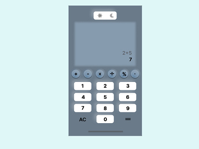 Daily UI 004 – Calcuator dailyui