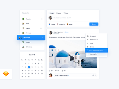 005 Daily UI Challenge for 100 days: Social Network.