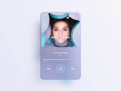 019/100 Daily UI : Indigo iPod clean clear color daily 100 design dribbble elegant minimal simple sketch ui ui ux uidesign website