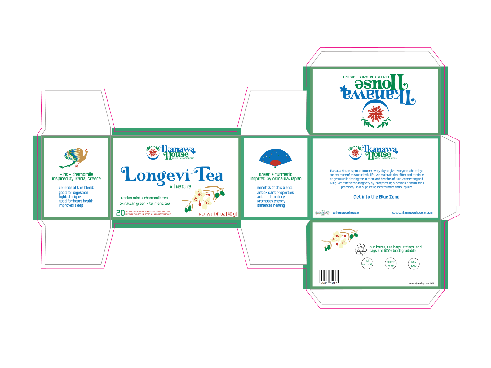 Tea Bag Packaging by Amapola Ferchl on Dribbble