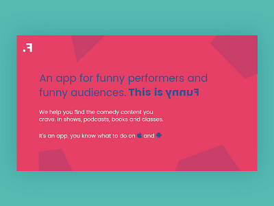 Daily UI #003: Landing Page colorful dailyui funny landing page typography
