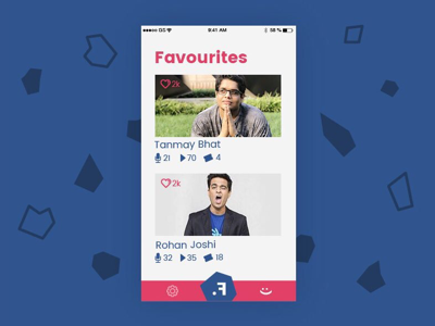 Daily UI #042: Favorites. dailyui favorites