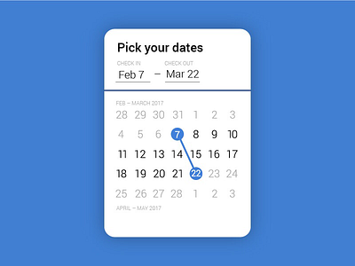 Daily UI #080: Date picker.