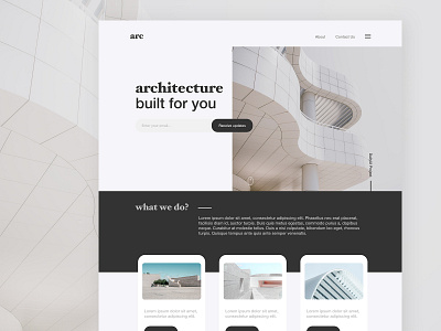 Landing Page - Architecture