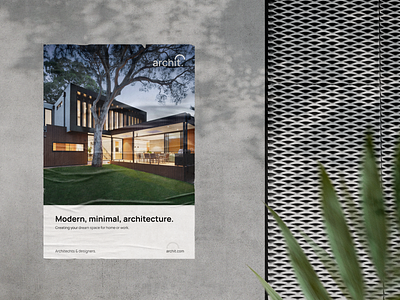 Architecture Poster Design - Concept. architecture minimal mockup poster posters