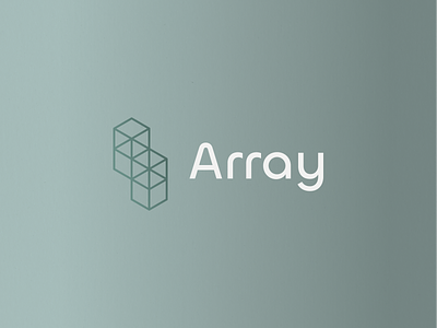 Array brand branding design logo minimal